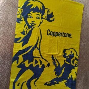 Two New Large Coppertone Beach Towels - never used or washed/won in a promotion